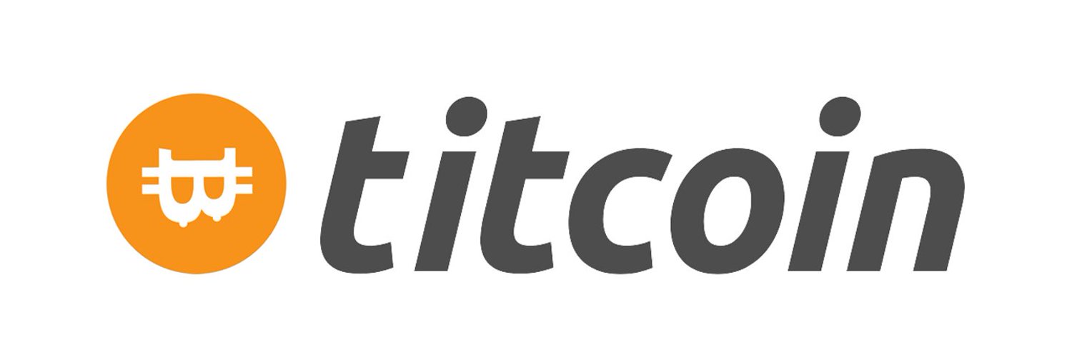 The tit coin character in an illustrated orange world